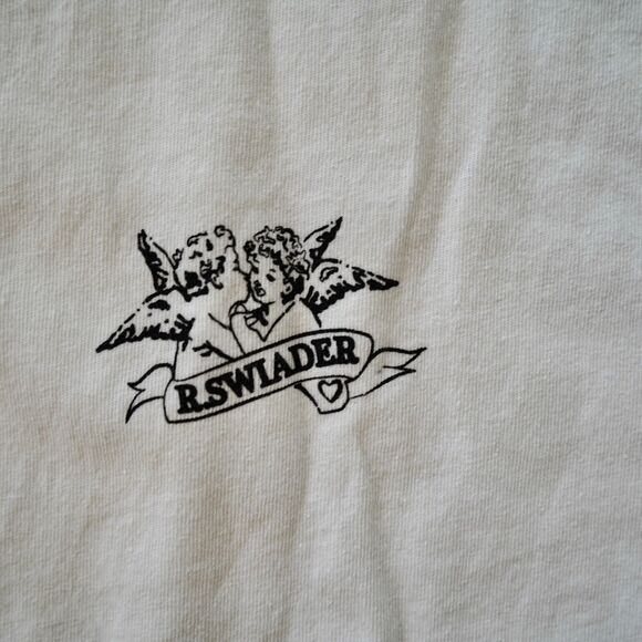 R. Swiader Men’s Logo T-shirt Size Large 100% Cotton Luxury - Picture 3 of 7